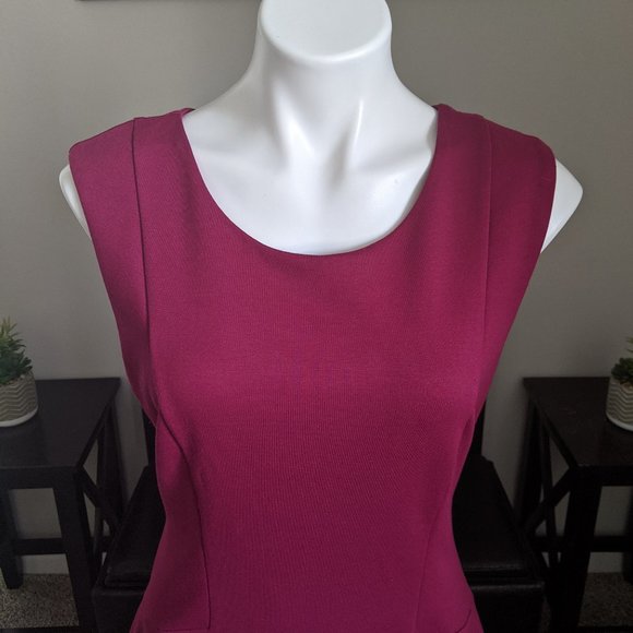 Free People ▪ Magenta Cha Cha Mini Skater Dress - Picture 3 of 10